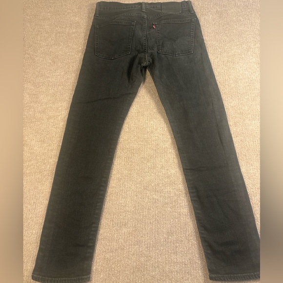 Levi’s 510 Skinny Jeans Black Denim Men’s W30 L30 1091 - Picture 6 of 6
